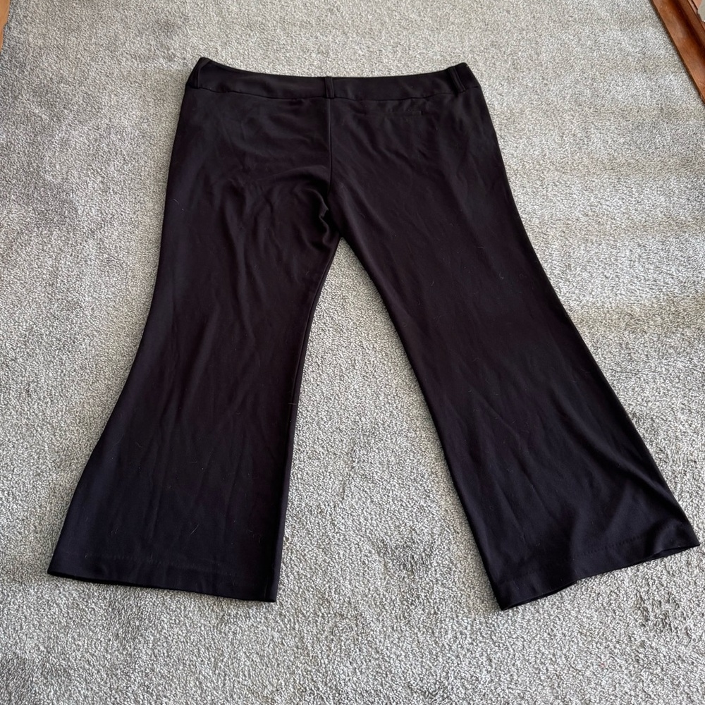 Daisy Fuentes Black knit dress Pants size 3x women’s plus ❤️